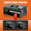 새로운 LiFePO4 배터리 12V 100Ah 200Ah 300Ah 12.8V 24V 리튬인산철 BMS 내장 태양광 보트 운용 무관세 5
