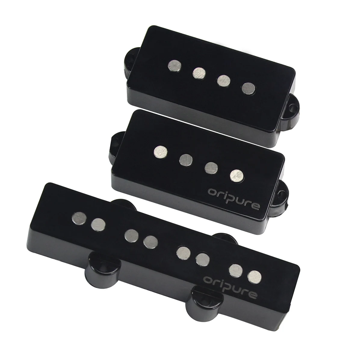 OriPure Set of Open Alnico 5 PB Bass Pickup & JB Bass Bridge Pickup for 4 String PB Bass