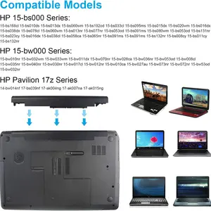 HP, JC03, JC04, 919700-850, 15-BBS0XX, 17-BS1XX, 15-BS0XX, 17Z-AK000, 17-BS-0XX, 17-BS062ST, 17-BS020NRR 8 Hauptverkauf Batterie BC04 - №1