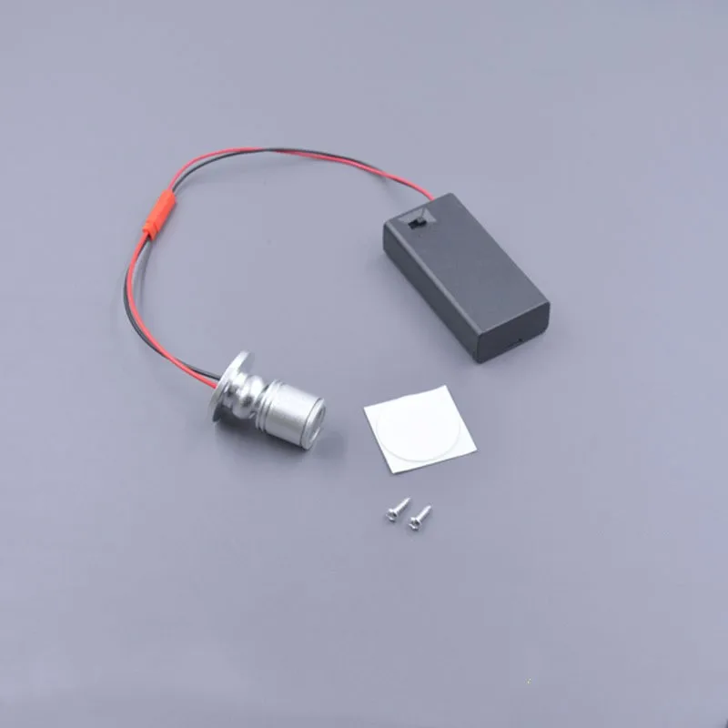 

LED Battery Box one tow two Mini 3V 1W 6V 2W Small Spotlight Handmade Box Display Counter model Spotlight Colour Small Bulb