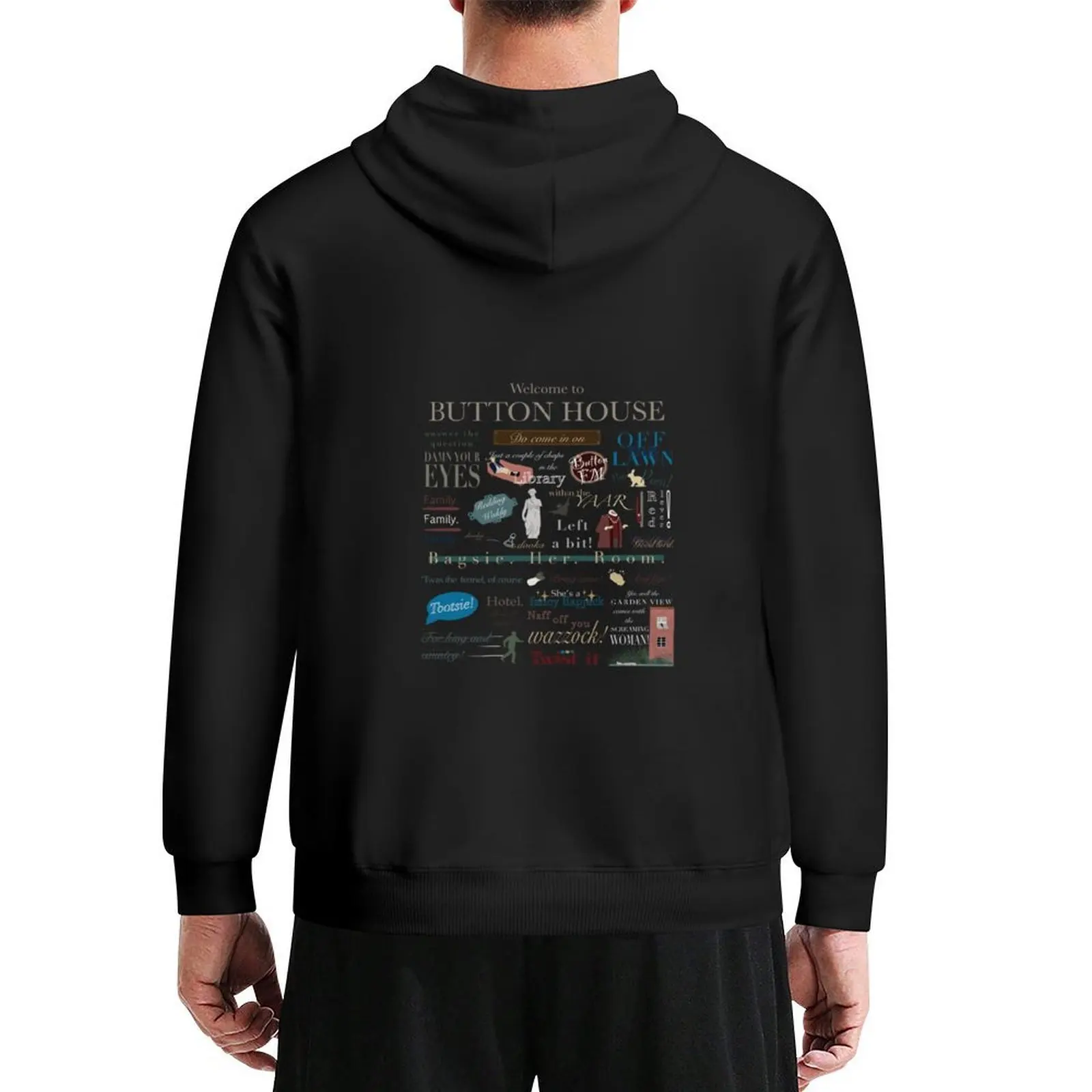 

Ghosts (BBC) Quotes Hoodie male clothes men's sweat-shirt anime clothing men wear man hoodie
