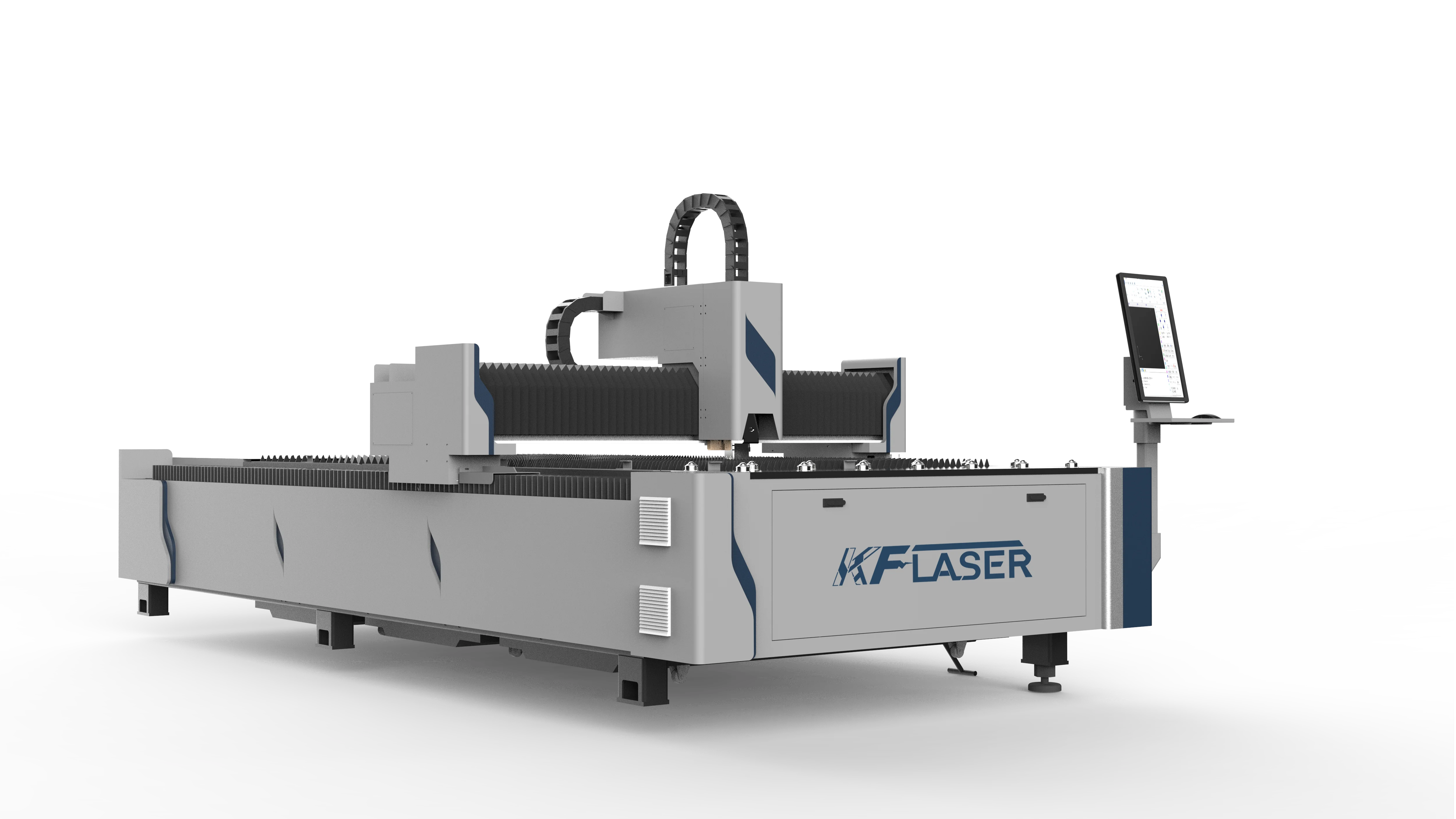 2024 hot sell KF laser Metal laser cutter CNC fiber laser cutting machine sheet metal with 2kw 3kw 6kw 12kw laser source