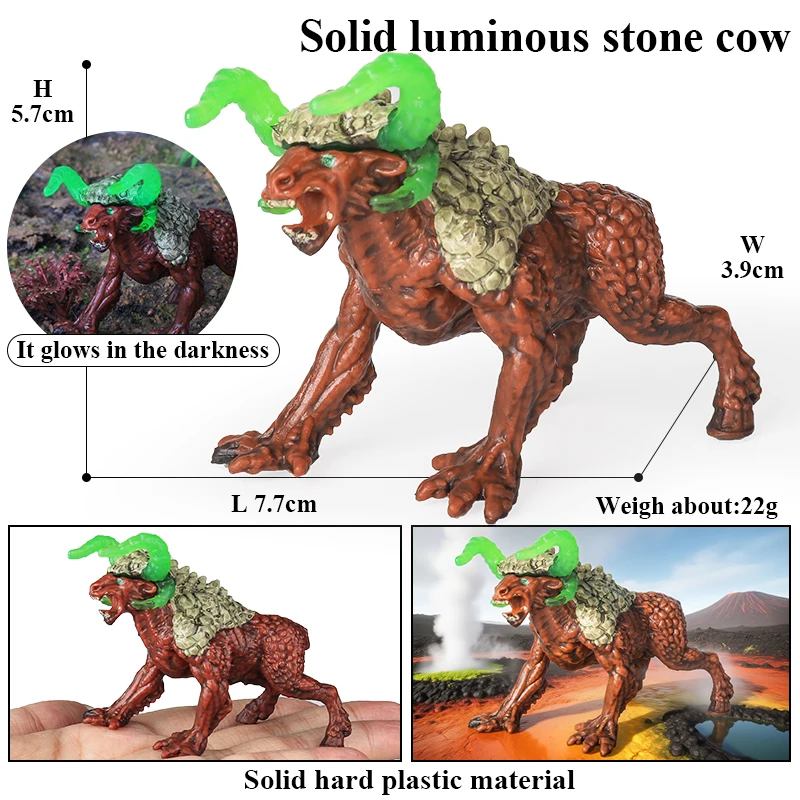 Oenux Weißer Tiger Griffin Cerberus Löwe Panther Baum Monster Feuerdrache Dinosaurier Modell Actionfiguren Sammlung Kinderspielzeug