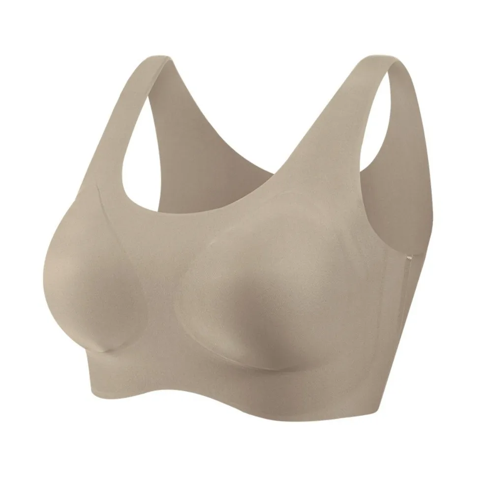 

Comfortable Close-fitting Wireless Bra Shockproof Push Up Seamless Bralette Gathered Breasts Underwear Sports Bra Running