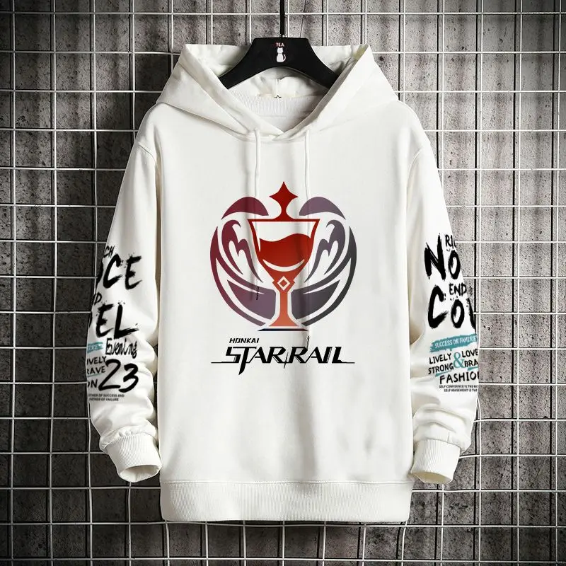 Game Honkai: Star Rail Anime Cos Lingsha Jingliu Boothill Robin Acheron Etc. Unisex 2024 Print Top Pullover Hoodie Sweater Gift