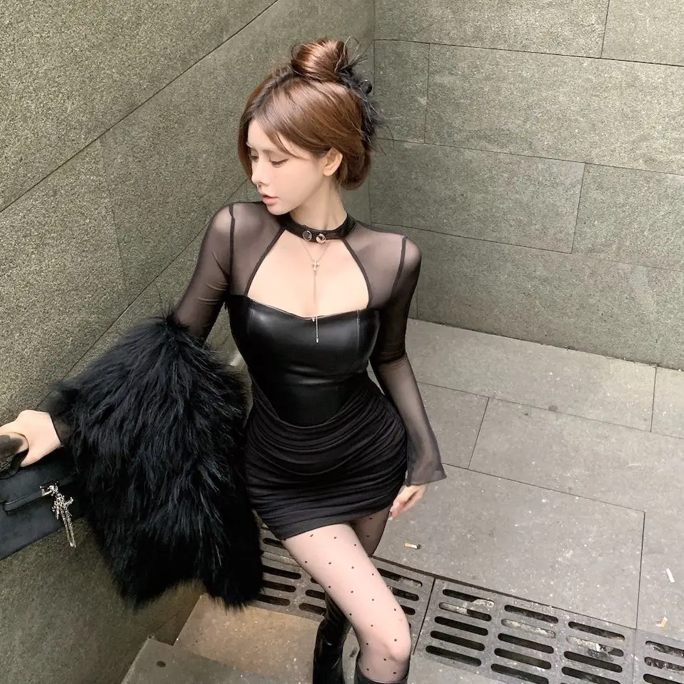 Vestidos femininos vestido roupas primavera chiffon em camadas lanterna manga em cascata cintura cinched babado piquenique cottagecore mori menina