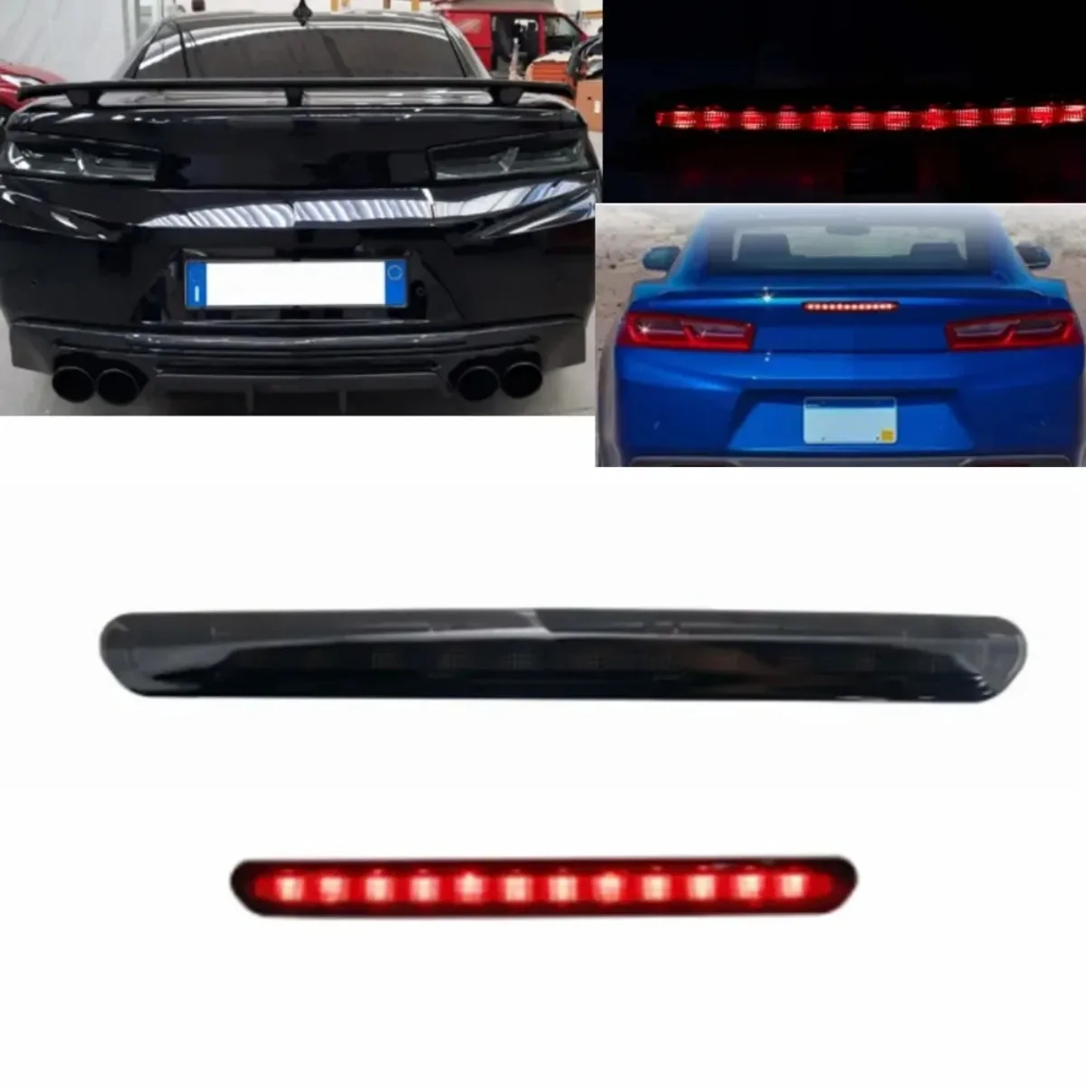 سيارة LED عالية جبل وقف مصباح 3Rd الخلفية الذيل ضوء لشروليه كامارو 2016 + ارتفاع جبل الدخان قذيفة الذيل ضوء 84330249