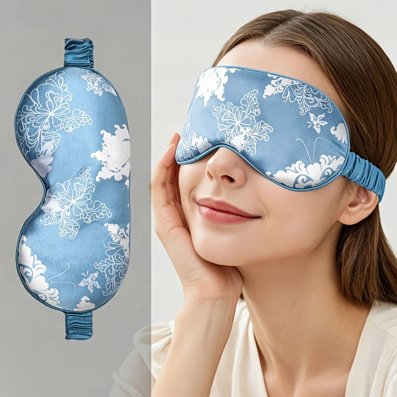 Chinese Style Ice Cold Eye Mask Personalized Fashion Face Masks Convenient Travel Eyeshade Nap Yoga Blindfold Holiday Gift