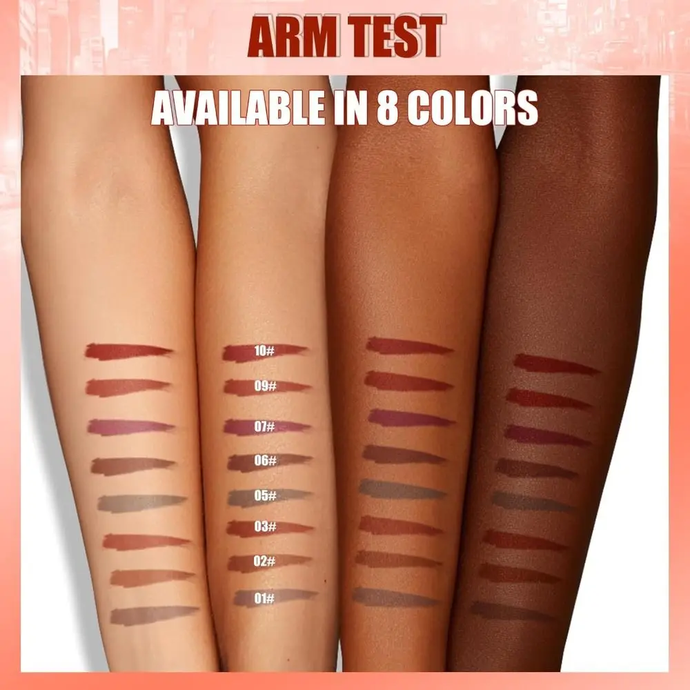 New Long Lasting Lip Liner Smudge-Proof All Day Waterproof Lip Stain Seamless Transfer-Resistant Lip Liner Stain Lip Makeup