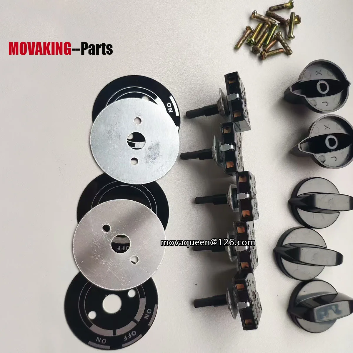 Espresso Machine Parts Knob Gear Plate Fixing Screw Power Switch For HEYCAFE HC600 Kaffa LEHEHE Bean Grinder Replacement