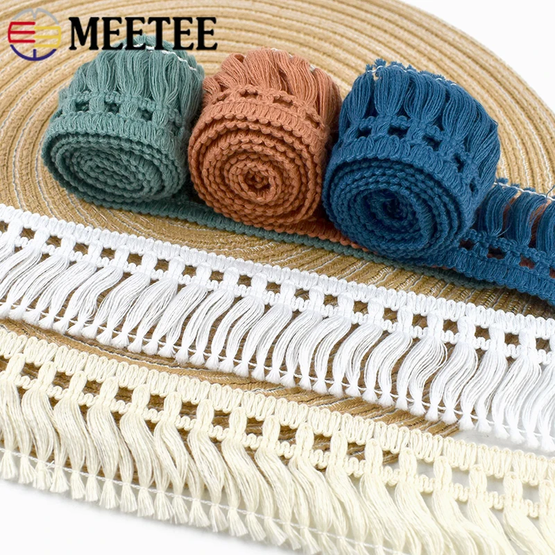 

5/10/20Yards 5cm Polyester Tassel Fringes for Sewing Curtain Decor Lace Trim Dance Dress Sofa Trim Tassels DIY Crafts Materials