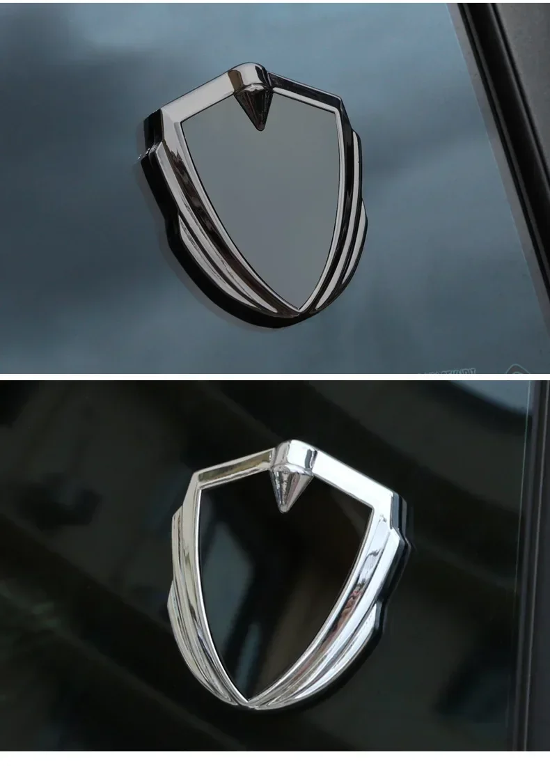 1PCS 3D Metal Car Side Sticker Emblem for BMW Mercedes Benz Audi Volkswagen Honda Hyundai Volvo Land Rover Lexus Car Accessories