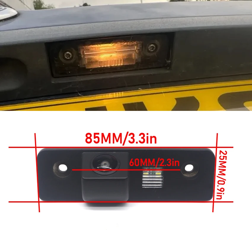 CCD Full HD Fisheye Rear View Camera For Skoda Octavia MK2 1Z 2004 2005 2006 2007 2008 2009 2010 2011 2012 2013 Car Monitor