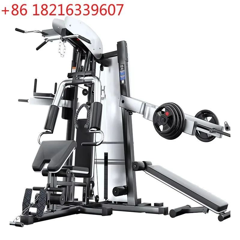 YAO YTYINCommercial Multi-Function Smith Machine Integrated Bird Gantry Set Unisex Three-Person Gym Comprehensive Trainer