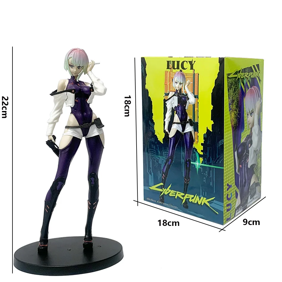 New Game Cyberpunk: Edgerunners Rebecca Figure Standing Model Toy Birthday Gift Collection Aciton Figure Desk Decoration Gift view 2
