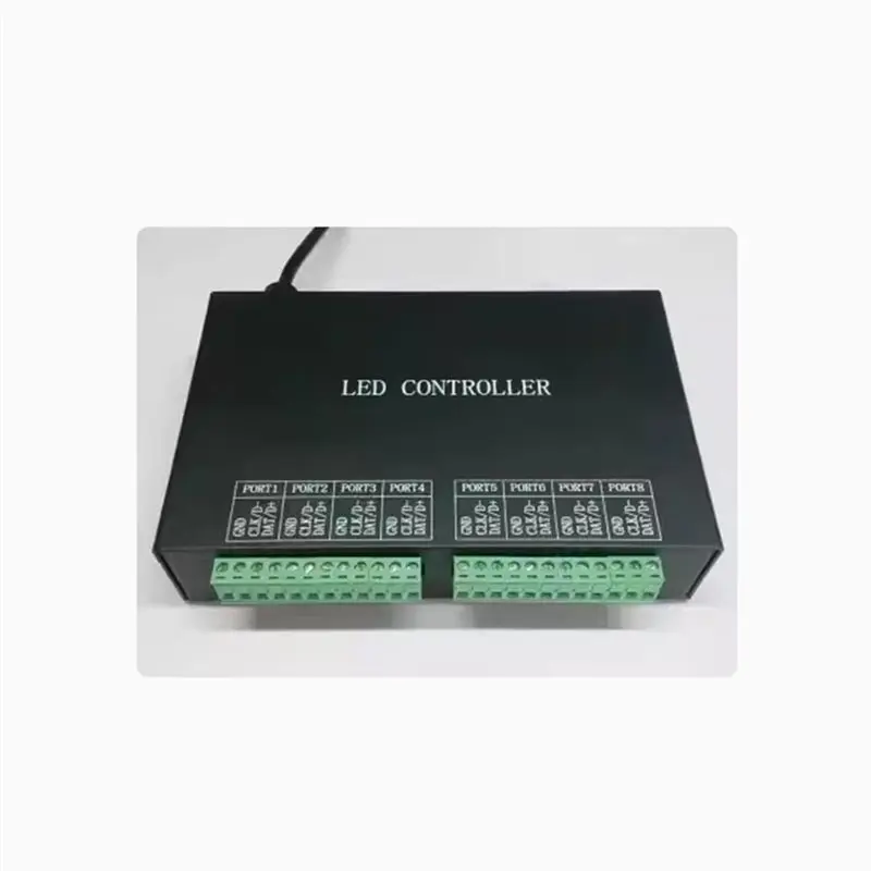 A99E-H801RC LED Full-Color Controller 8-Port Landscape Lighting System Low-Voltage Adapter Separate Control