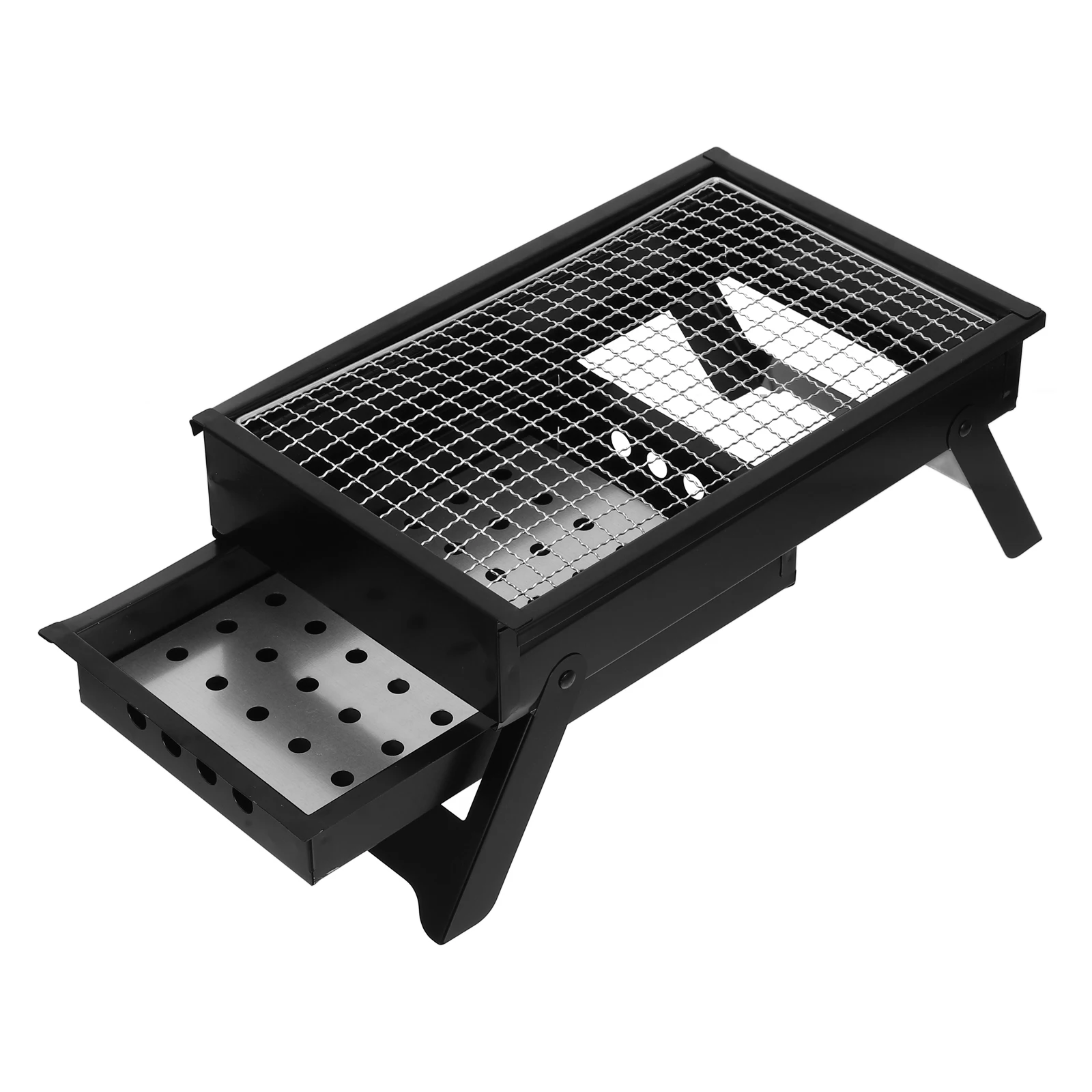 

Compact Lightweight Stainless Steel Folding Grill For Outdoor Activities Backyard Barbecuing