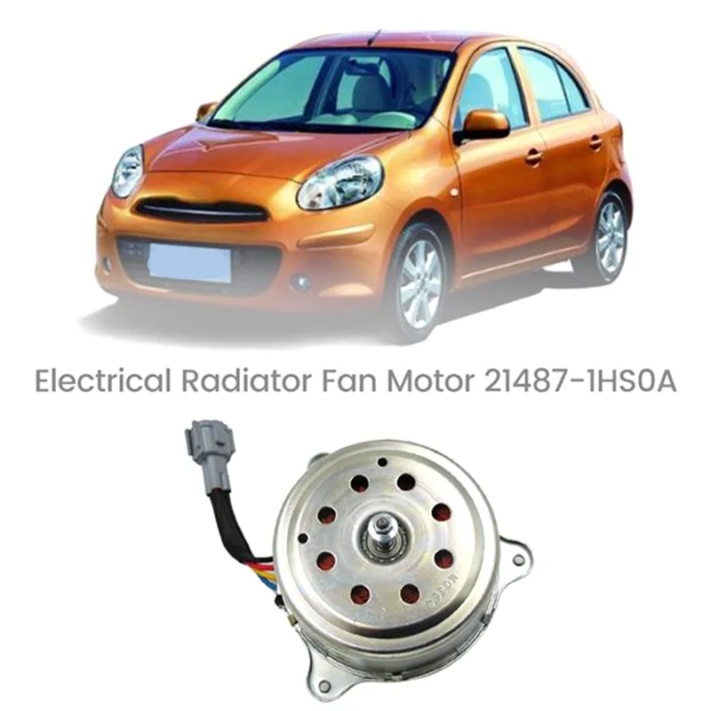 محرك مروحة مشعاع كهربائي للسيارة لنيسان مارس صني N17 HR15 21487-1HS0A 21487-1HC0B-FSM