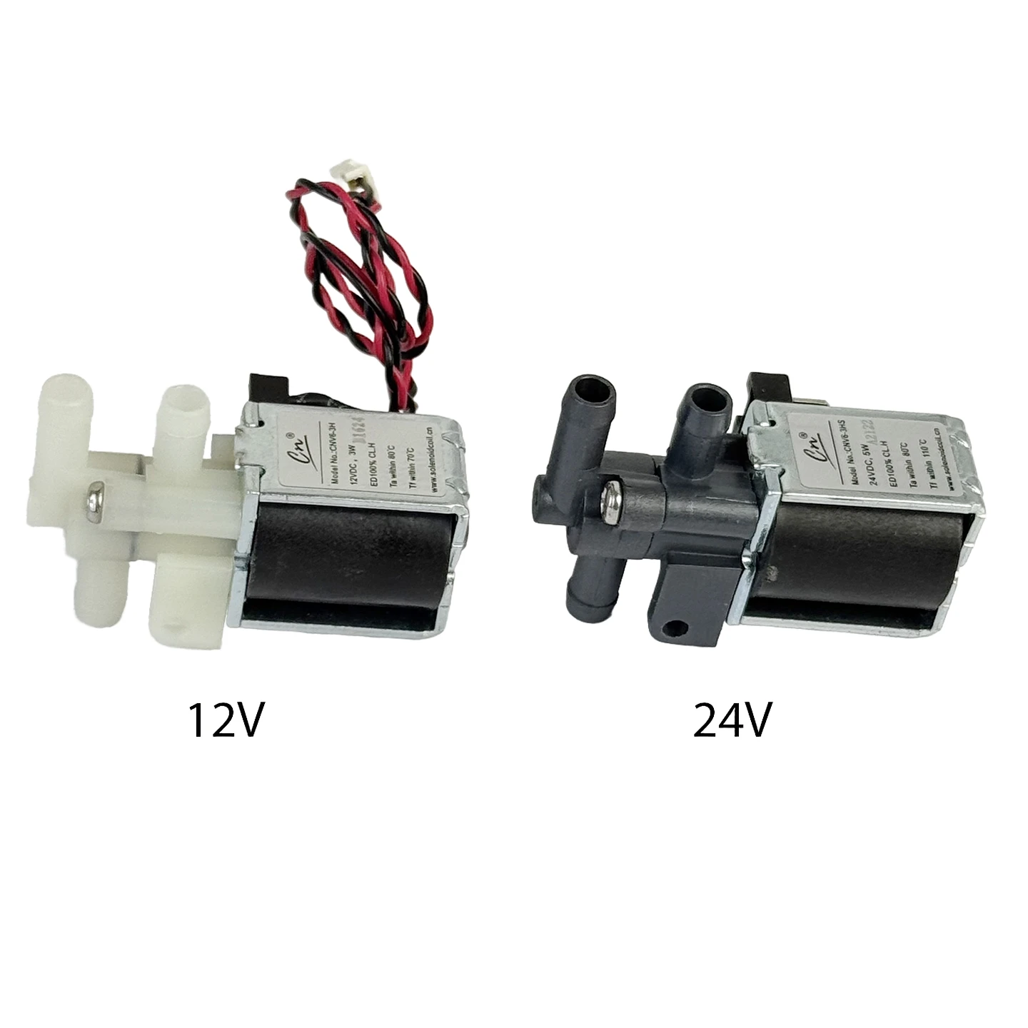 CNV6-3HS DC 12V 24V Micro 2-Position 3-Way Electric Solenoid Valve Water Flow Control Floor carpet Cleaner
