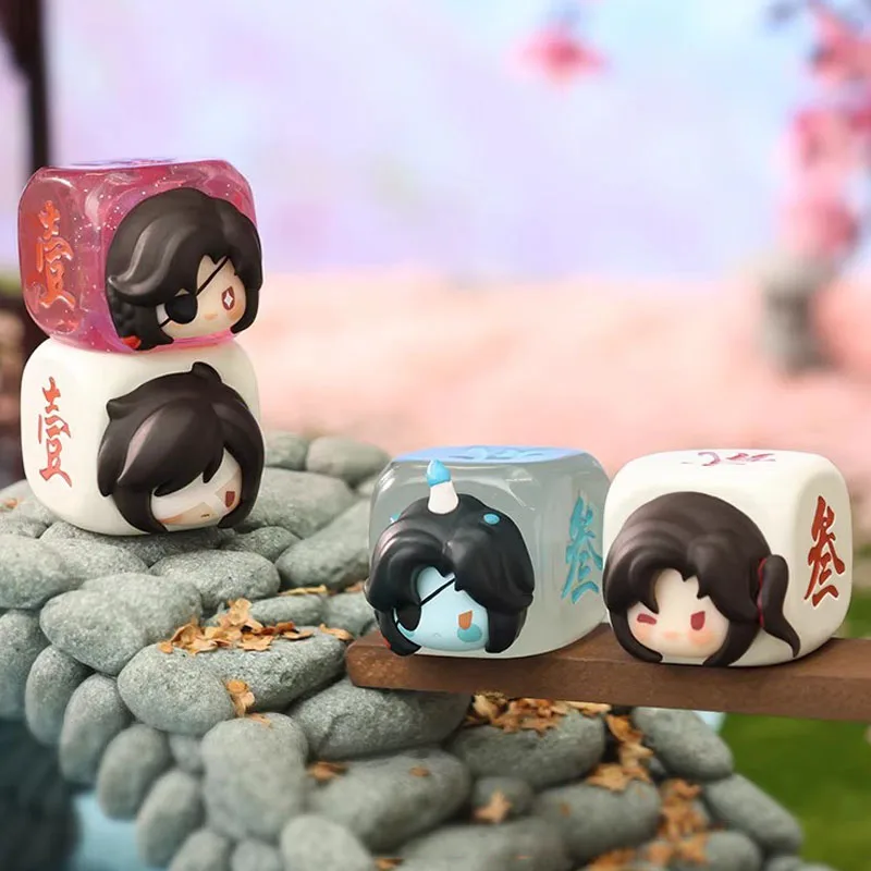 Himmel Beamte Segen Würfel Süßigkeiten Blind Box Q-Version Anime Figur Tian Guan Ci Fu Xie Lian Hua Cheng Mystery Box Spielzeug Geschenke