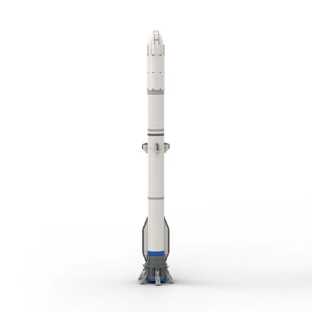 

Two-section Orbital Launch Vehicle Model 1:110 Saturn V 1575 Pieces MOC Build