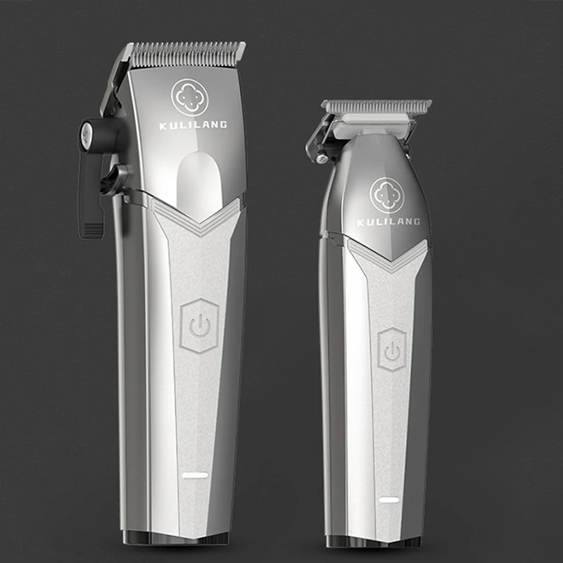 Madeshow Kulilang R55 R66 R77F Professional Men's Hair Clipper Trimmer Wireless Barber trimmer for men Oil Head Hair Salon