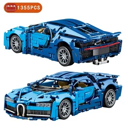 City Technical 1:14 Lamborghinied Building Block Model MOC Bugattied Racing Car Assemble Vehicle Bricks Toys For Kids Adult Gift