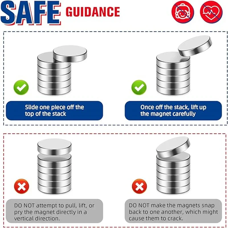 15x3mm-Small Neodymium Magnets, Small Round Rare Earth Magnets Neodymium Disc Fridge Magnets for Crafts, Whiteboard