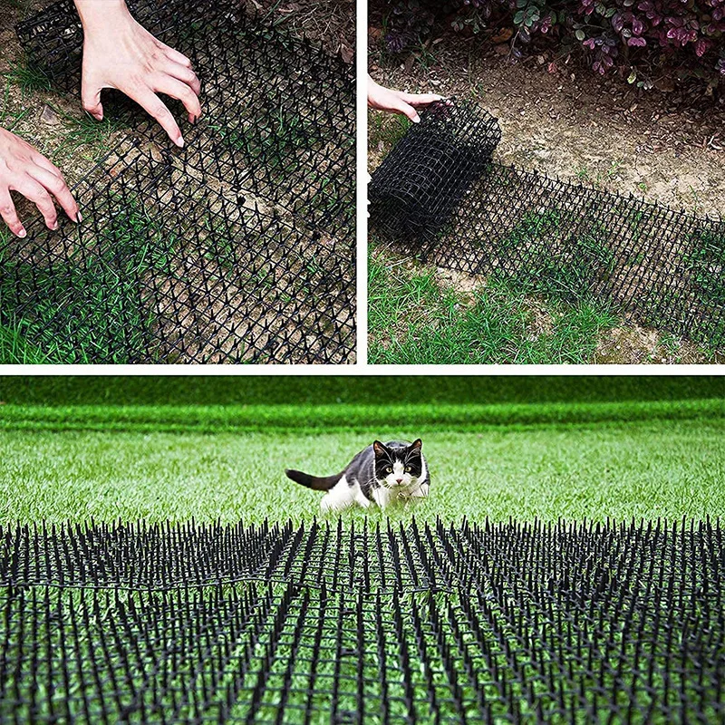 Anti-cat soft thorn mat garden anti-cat and dog net thorn mat repellent mat anti-bed urination protection plant outdoor supplies