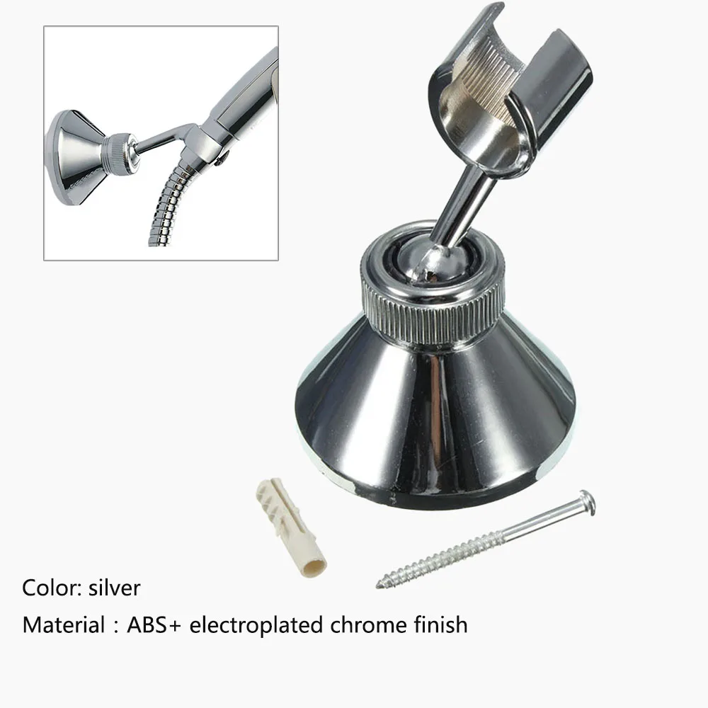 Picture 6: Adjustable ABS Support Bathroom Sprayer Base Shower Head Holder Wall-Mount Bracket