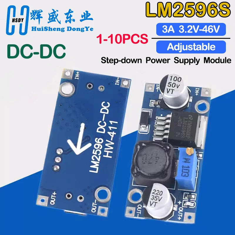 1-10PCS LM2596 DC to DC Buck Converter Voltage Regulator 3.2