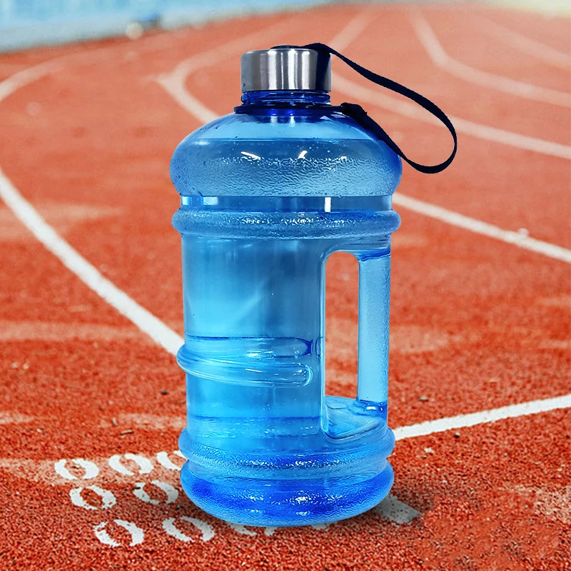 2L Large Capacity Water Bottle Portable PETG Training Sports Drink Bottle