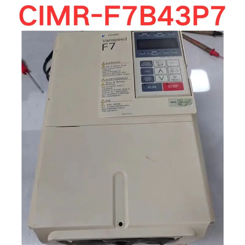 

Used inverter,CIMR-F7B43P7 function well