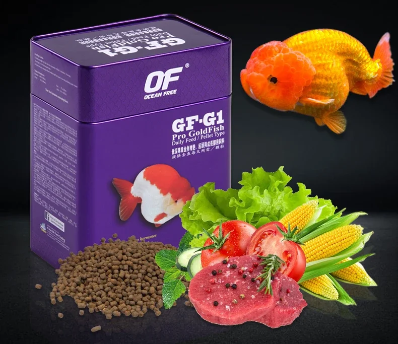 

OF Ocean Free Goldfish Feed To Increase Body To Increase The Color Fish Food Breeding To Increase Color on Float