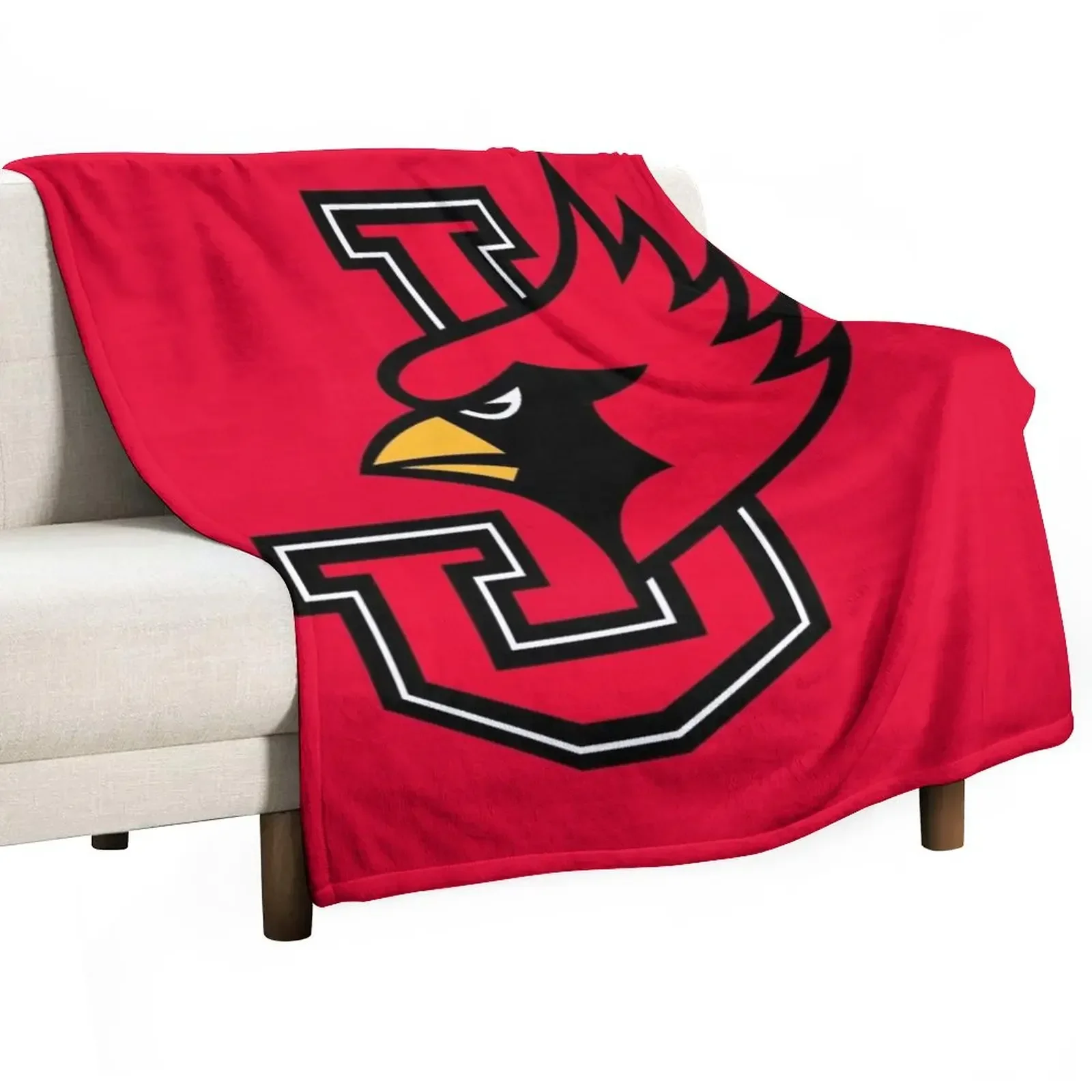 The William Jewell Cardinals Throw Blanket for babies Furry Blankets