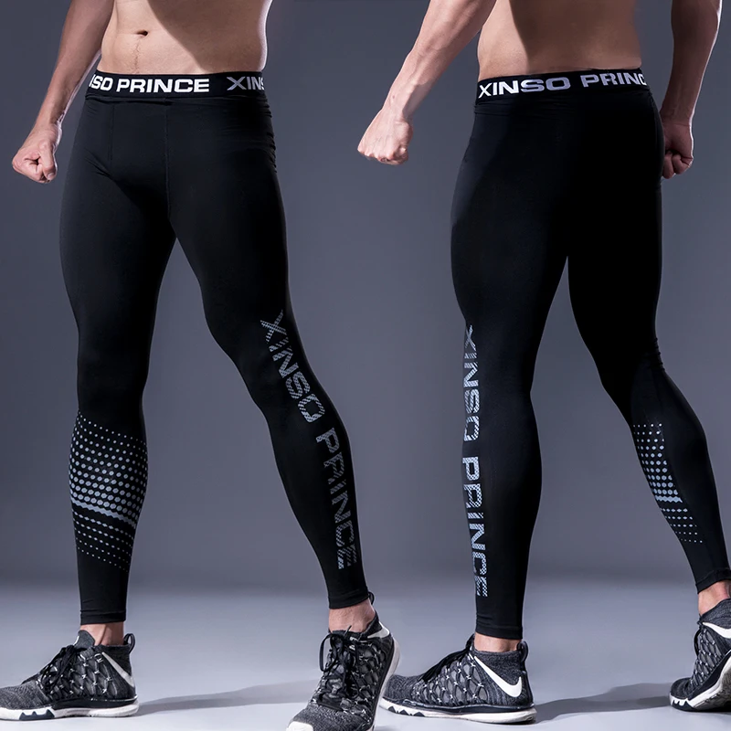 Fleece Sports Leggings Fitness Stretch Cycling Trousers Bottoming Men\'s Basketball Running Breathable Pantalones Gym Accessories