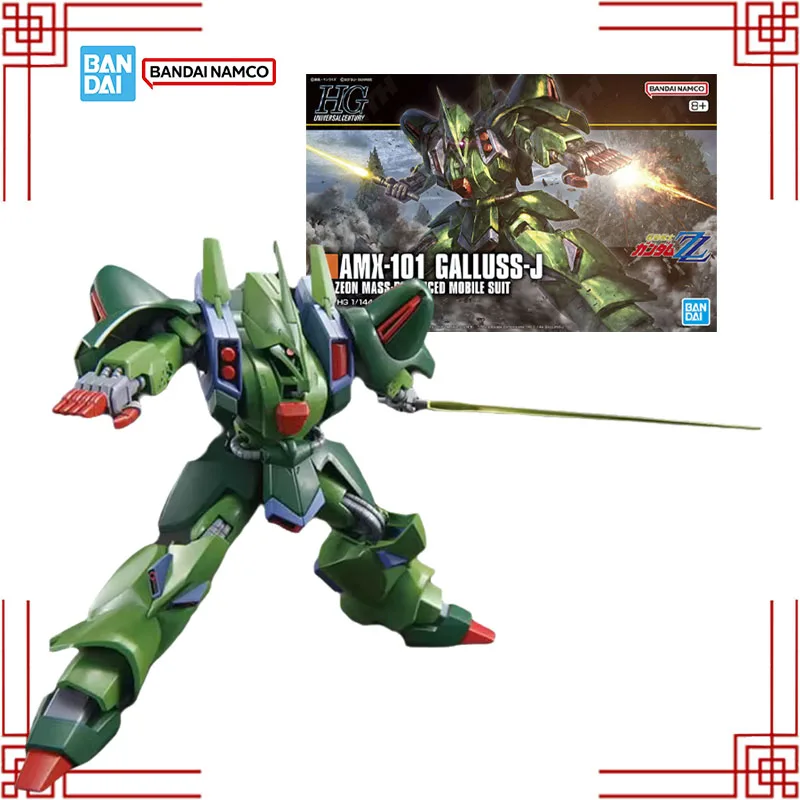 

Bandai HGUC 1/144 Gundam Model Kit AMX-101 Galluss-J аниме фигурка суставы подвижная модель игрушки для детей рождественские подарки