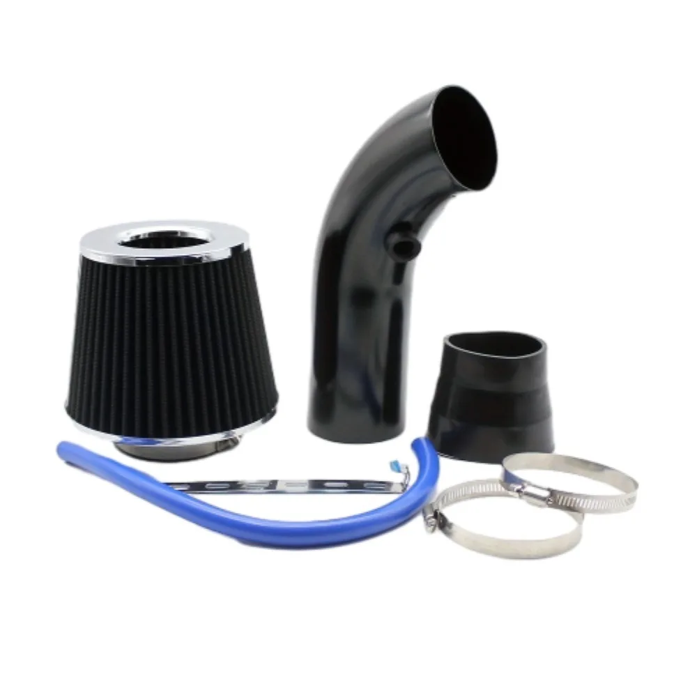Automotive Cold Air Intake Set Aluminum Tube Set Universal 76mm/3inch Mushroom