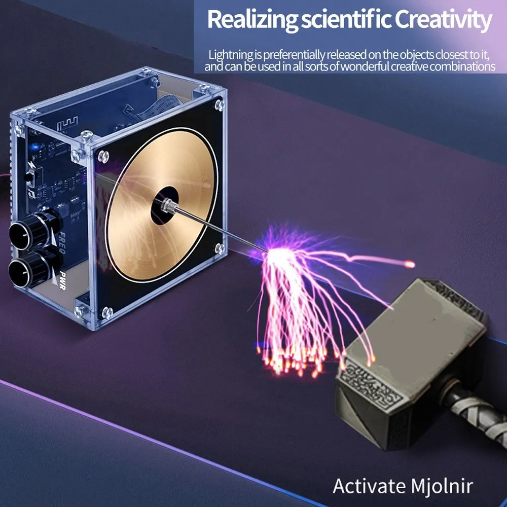 Lightning Audio Finished Arc Music Box Toys High Power Mini Bluetooth Speakers Children's Small Gifts
