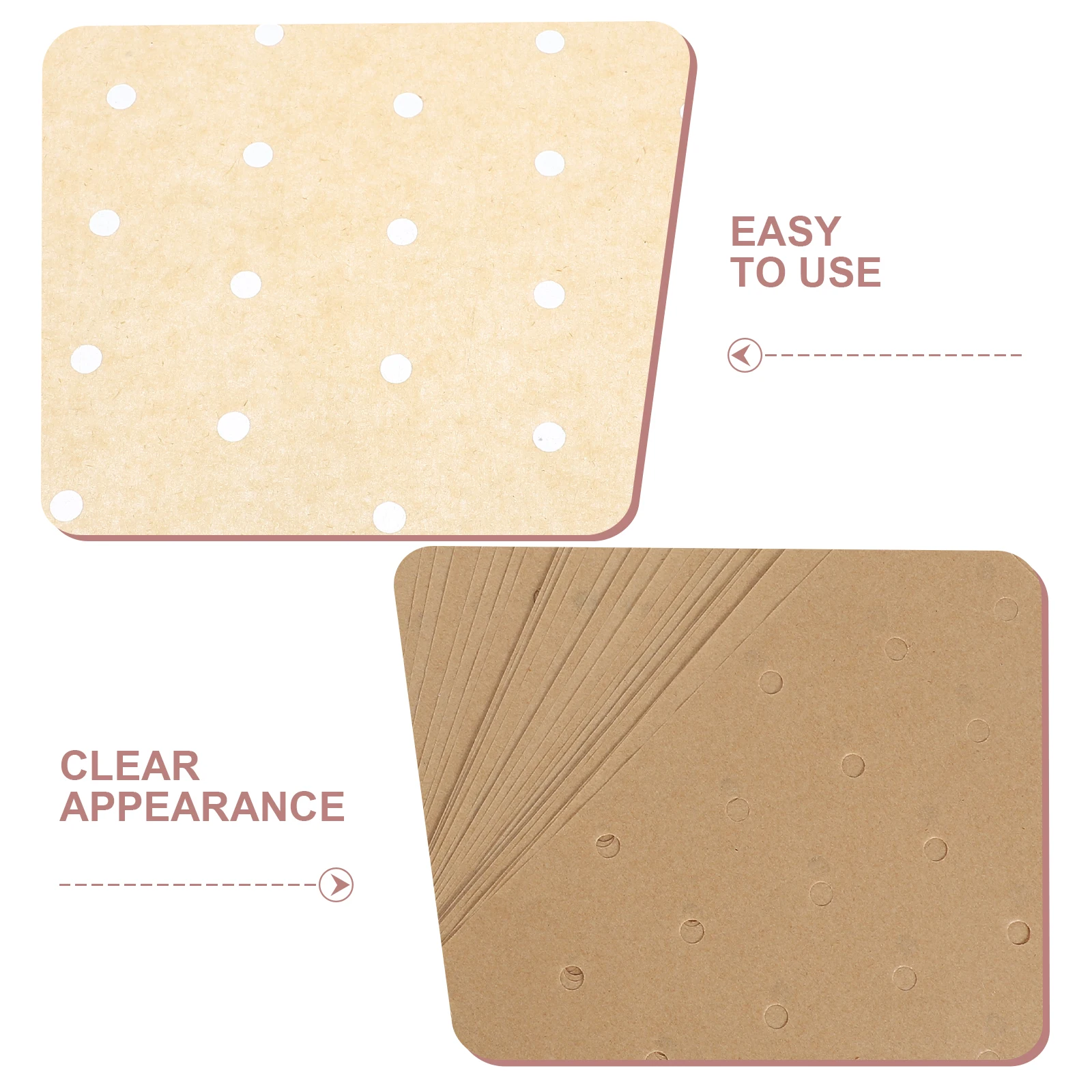 

180pcs Oil Absorbing Paper Baking Brown Filter Lining Supplies Greaseproof Non Staining Kitchen Bar