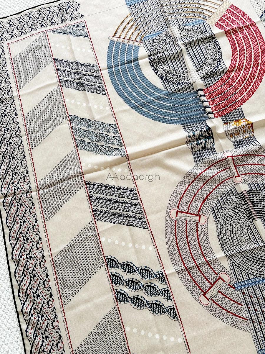 الماركات الفاخرة وشاح من الصوف الحريري شالات كبيرة الباشمينا اليد توالت عصابات الرقبة رئيس الأوشحة الرقبة الشعر الملابس والاكسسوارات #3