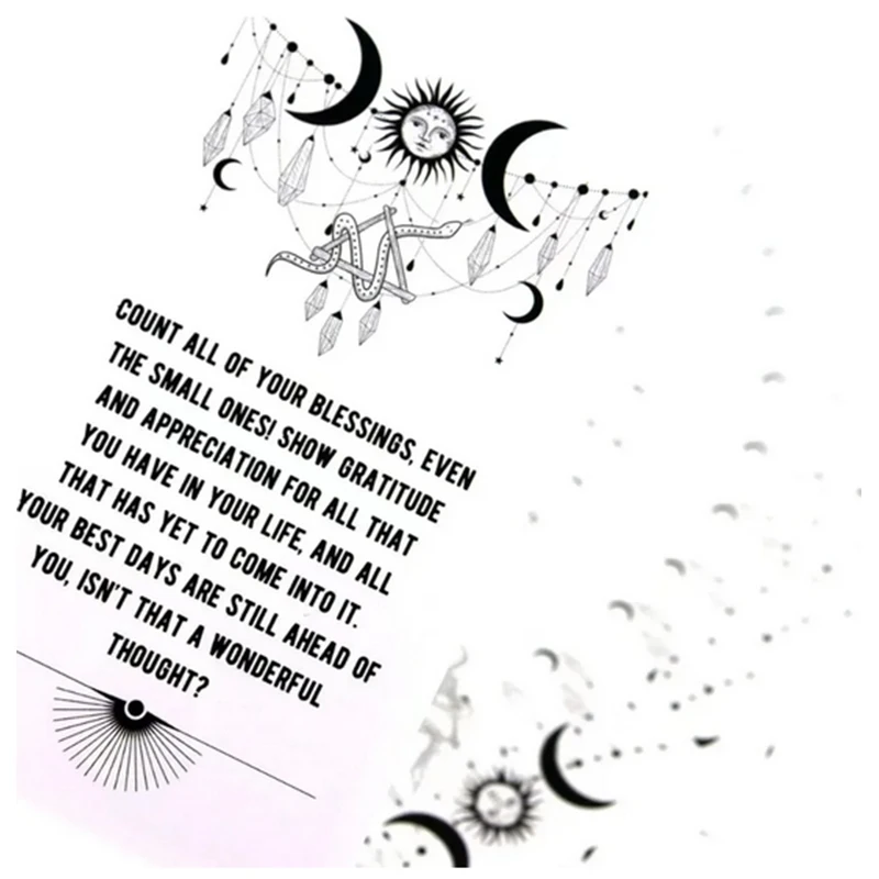 بطاقات أوراكل للرسائل الروحية مقاس 10.3 × 6 سم - مكونة من 54 بطاقة مع رسائل ملهمة من أدلةك #4