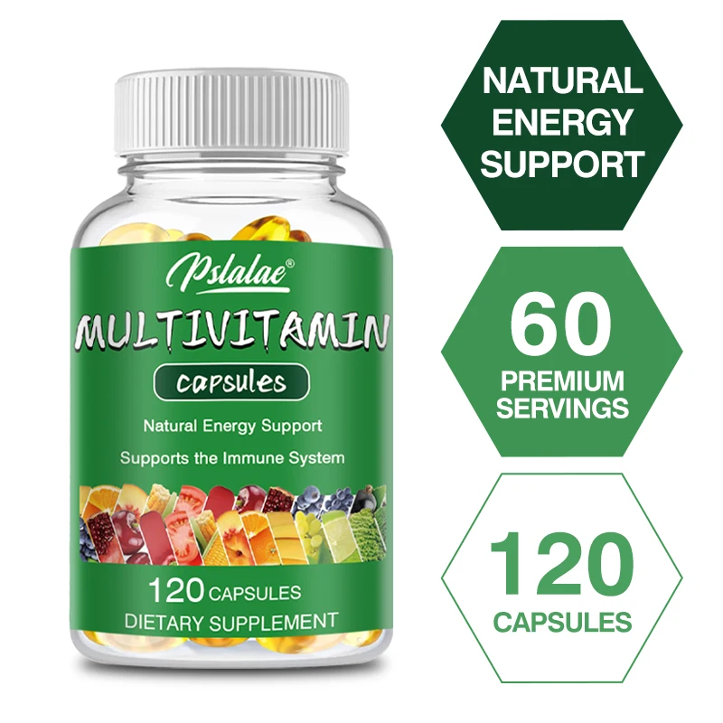 

Multivitamin Capsules - Supports Skin, Heart and Immune Health, Boosts Energy, Improves Overall Well-being, Antioxidant