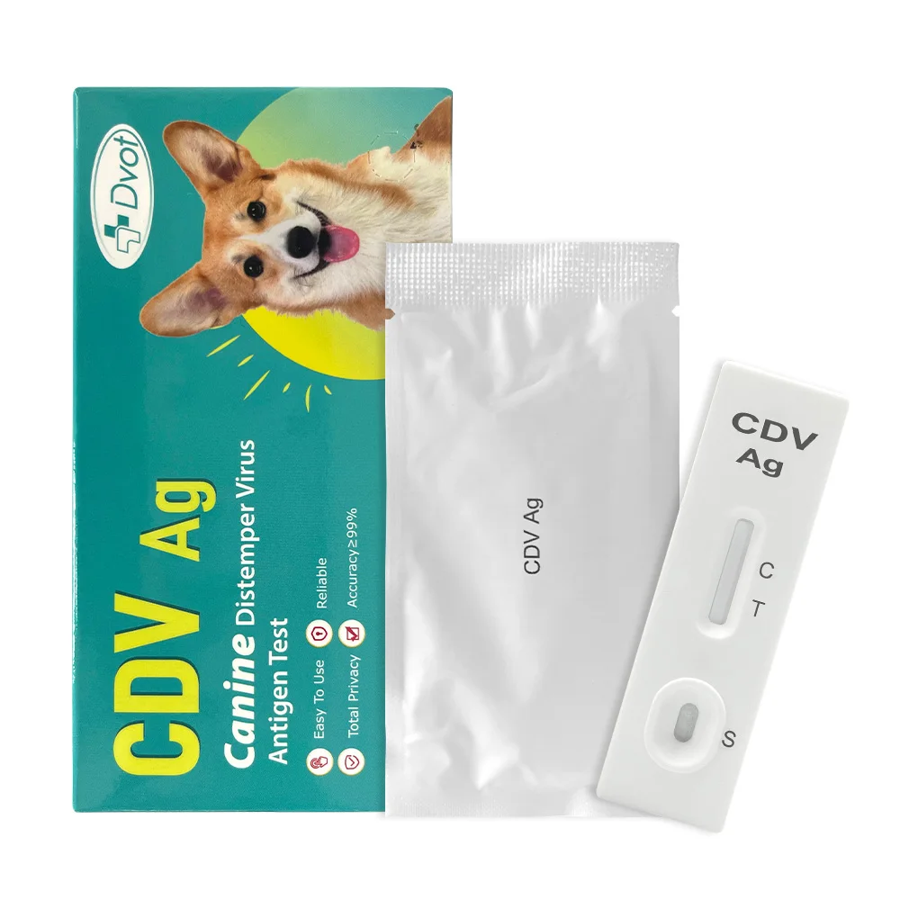 Canine Distemper (CDV) Antigen Test Kit - At-Home Rapid Screening Test for Dogs - Easy, Accurate, and Private 10-Minute Results