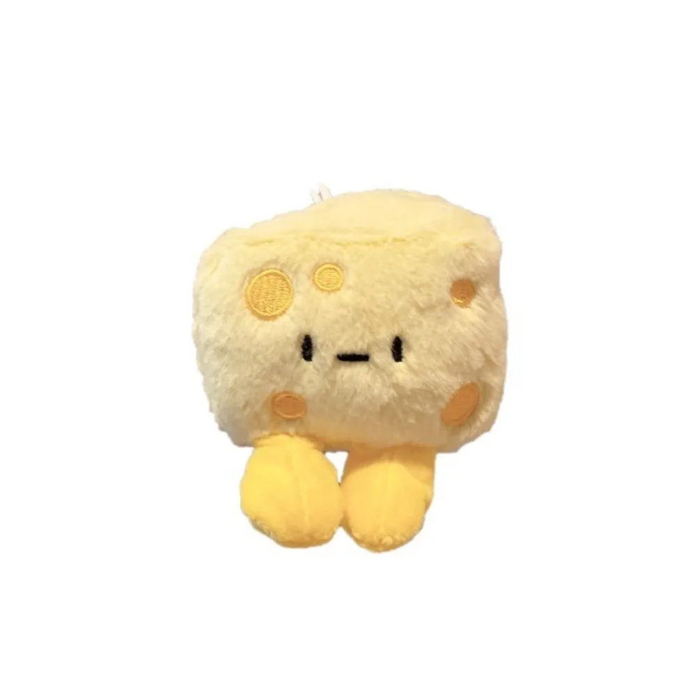 Simulatie Brood Pluche Hanger Speelgoed Croissant Kaas Gevulde Pluche Pop Sleutelhanger Pluizig Zacht Paar Sleutelhanger Valentijnsdag