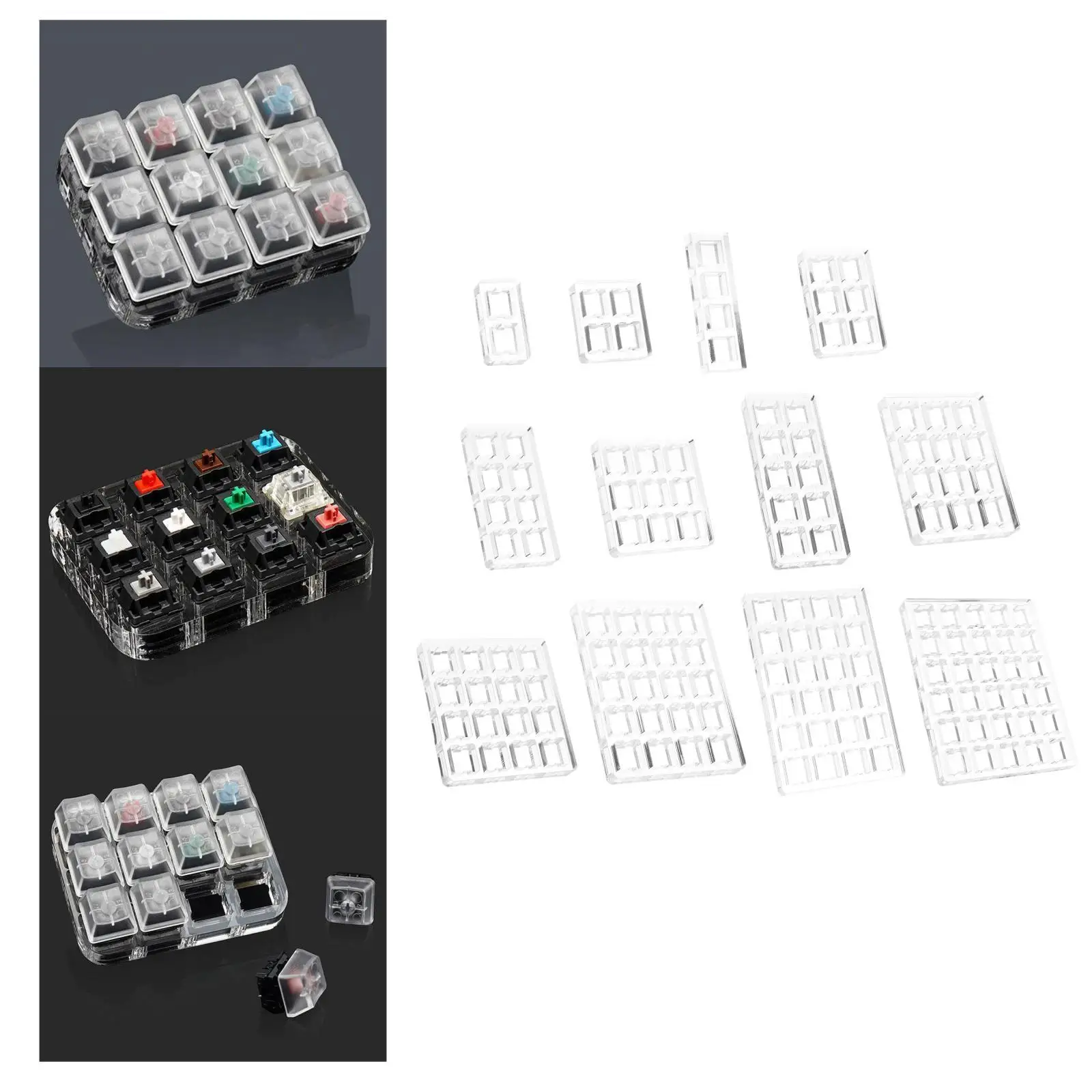 Switch Tester Base Acrylic Plate for Cherry Mx Switch Professional Premium