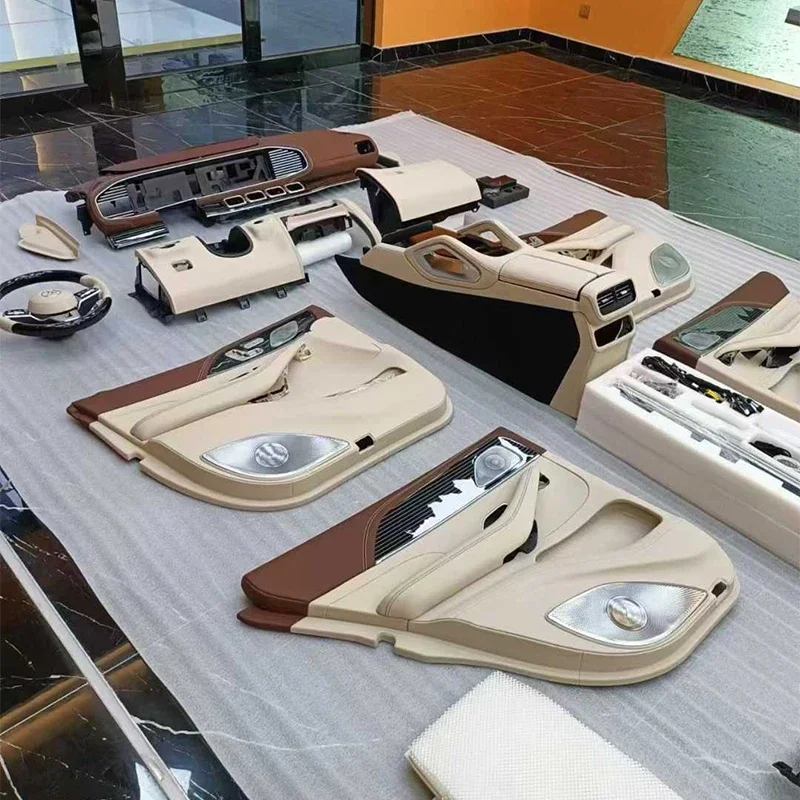 ل 06-19 X166 ML/GL/GLS/GLE ترقية تركيبات مقاعد لوحة القيادة الداخلية إلى تعديل المجموعة الداخلية X167 الجديدة #1