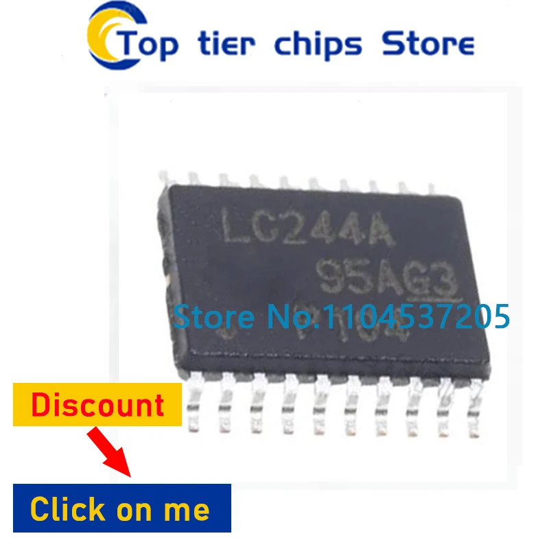 50PCS/LOT SN74LVC244APWR SN74LVC244 74LVC244 LC244A TSSOP-20