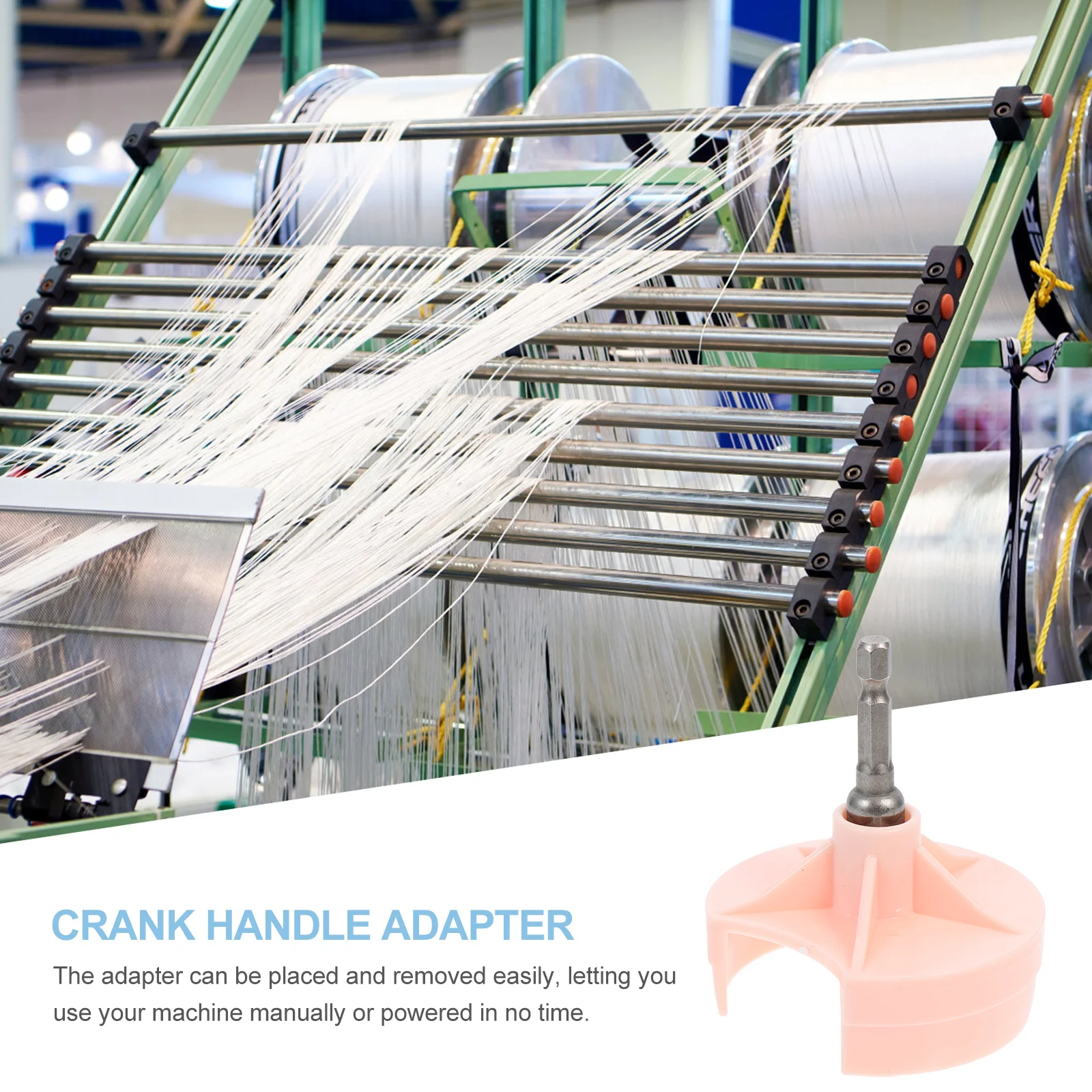 آلة الحياكة المدمجة مقبض محول للمنزل الحياكة كرنك مقبض محول آلة كرنك Diy بها بنفسك أداة إمدادات الخياطة الحرفية #2