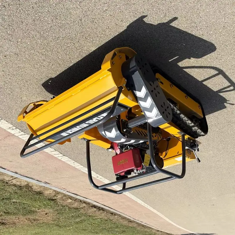 تخصيص جديد وصول Hessne مزرعة صغيرة Flail جزازة العشب RC المنزل الروبوتية الديزل الطاقة الزاحف جزازة العشب لقطع العشب